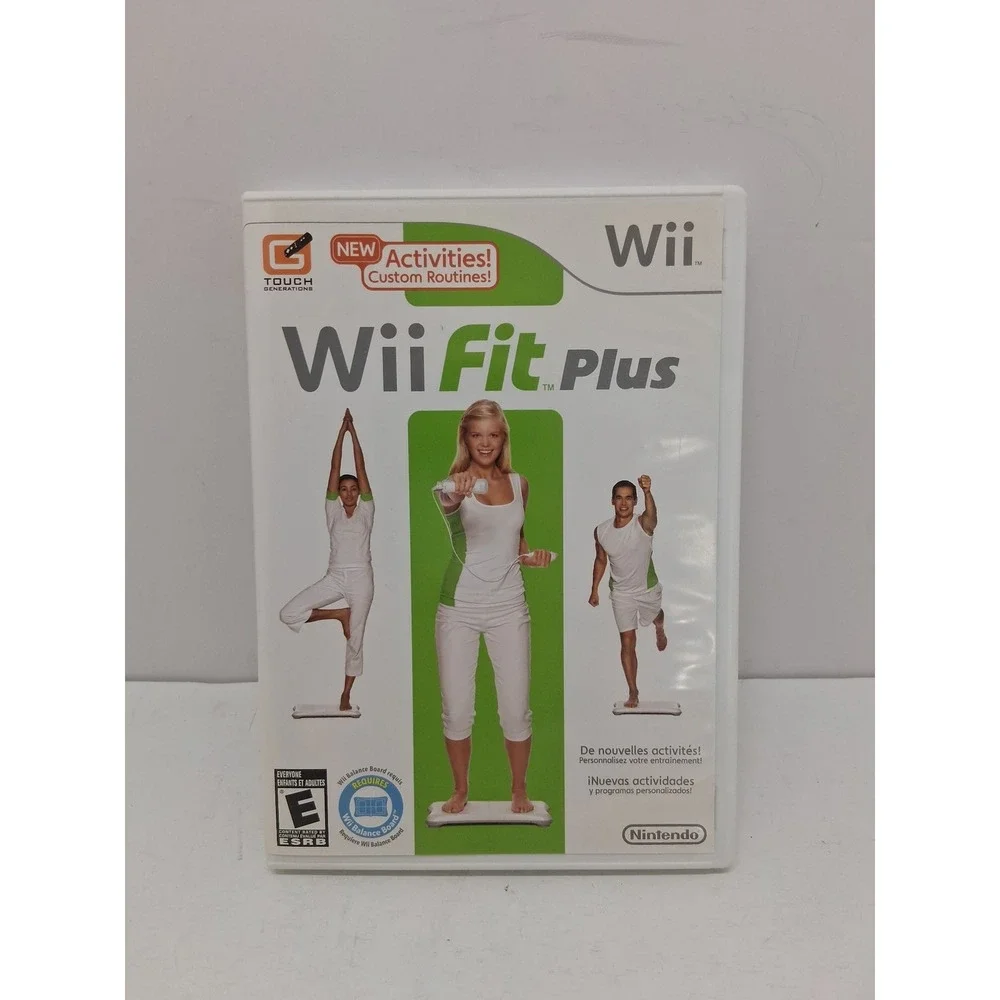 Wii Fit Plus Nintendo Wii Video Game Fitness Yoga Balance Board Required
